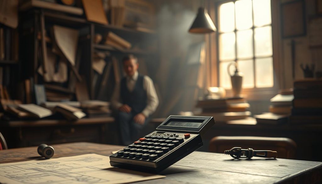 a história secreta da primeira calculadora de bolso