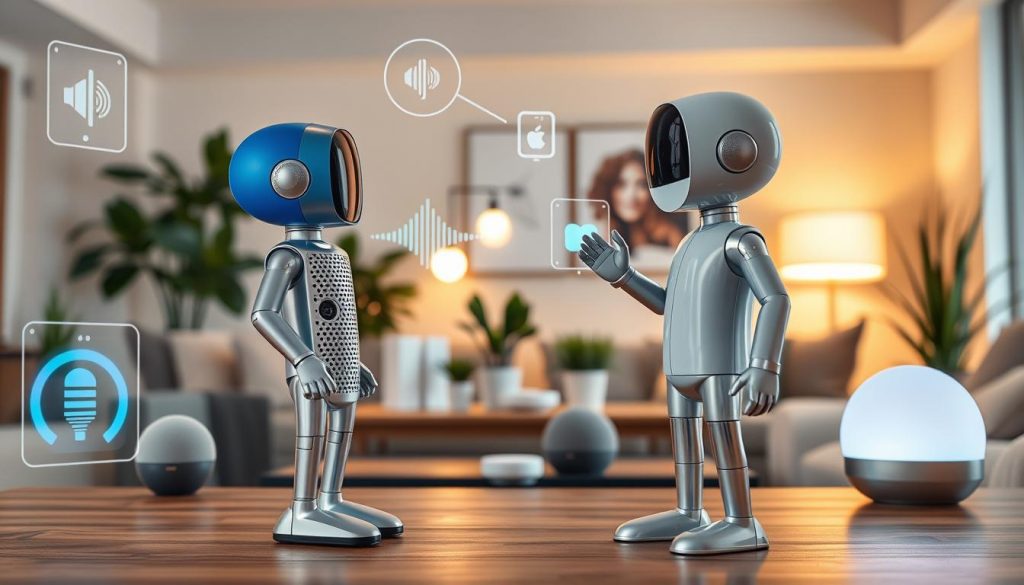 como funcionam os assistentes de voz alexa e siri