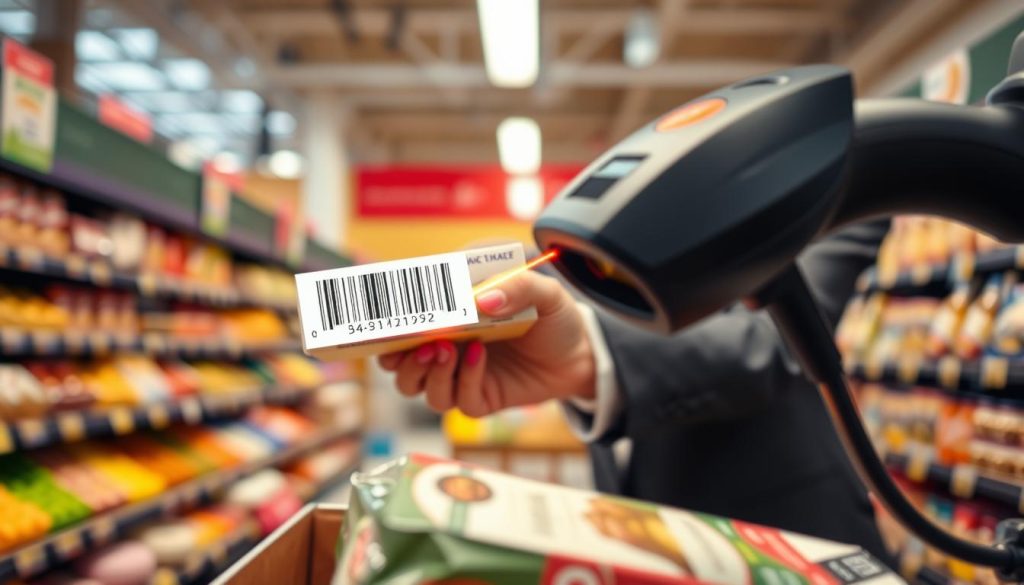 como um código de barras é lido no supermercado