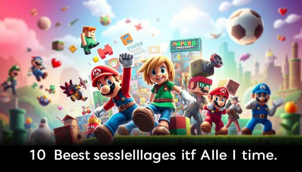 os 10 jogos de videogame mais vendidos de todos os tempos